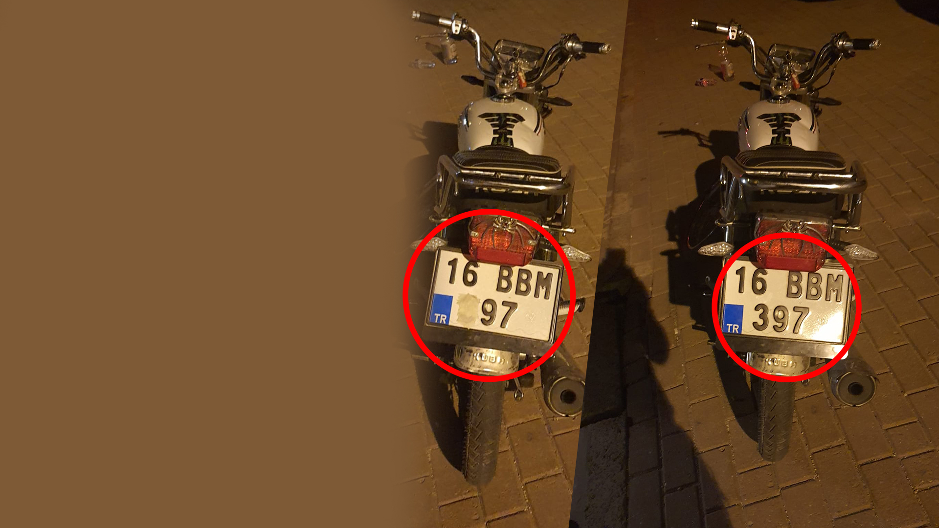 Otomobilin çarptığı motosikletin sürücüsü yaralandı