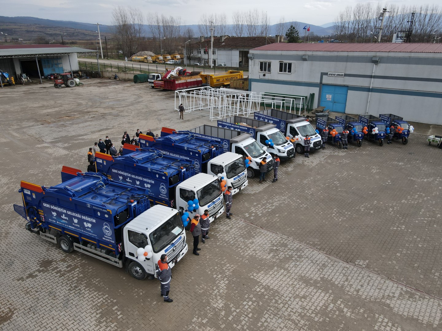 İnegöl’de geri dönüşüm, kaynağında ayrıştırılıyor