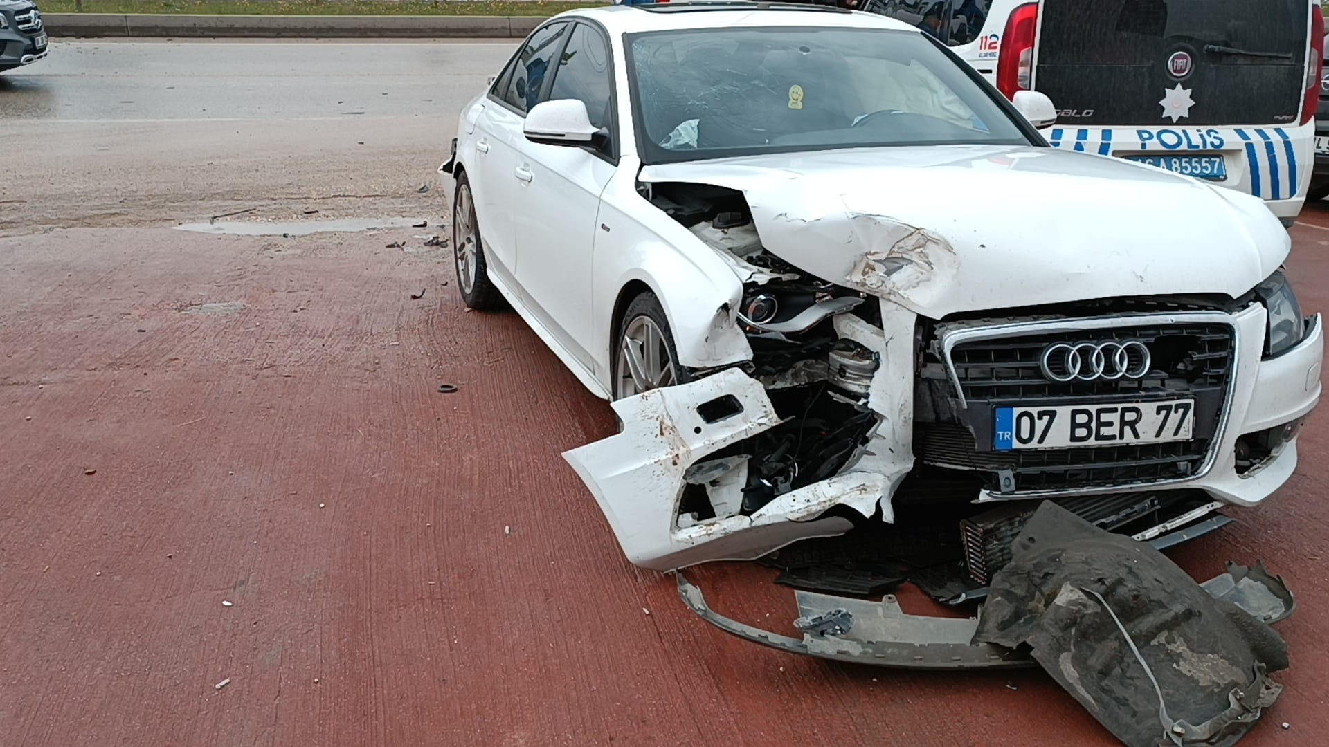 İnegöl’de korkutan kaza