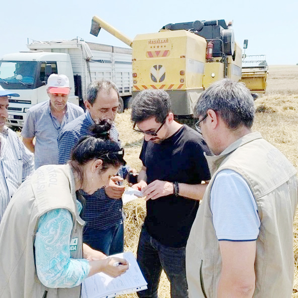 İnegöl’de biçerdöverler kontrol ediliyor