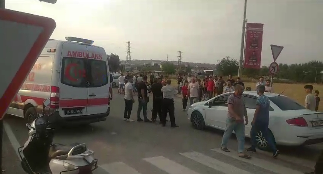 İnegöl trafik karıştı, meydan muharebesi yaşandı