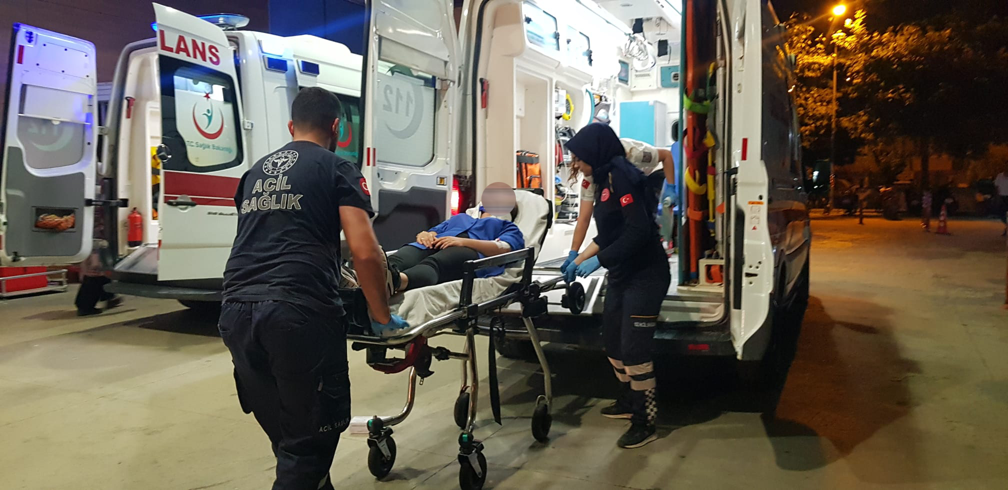 Zincirleme kazada 2 kişi yaralandı