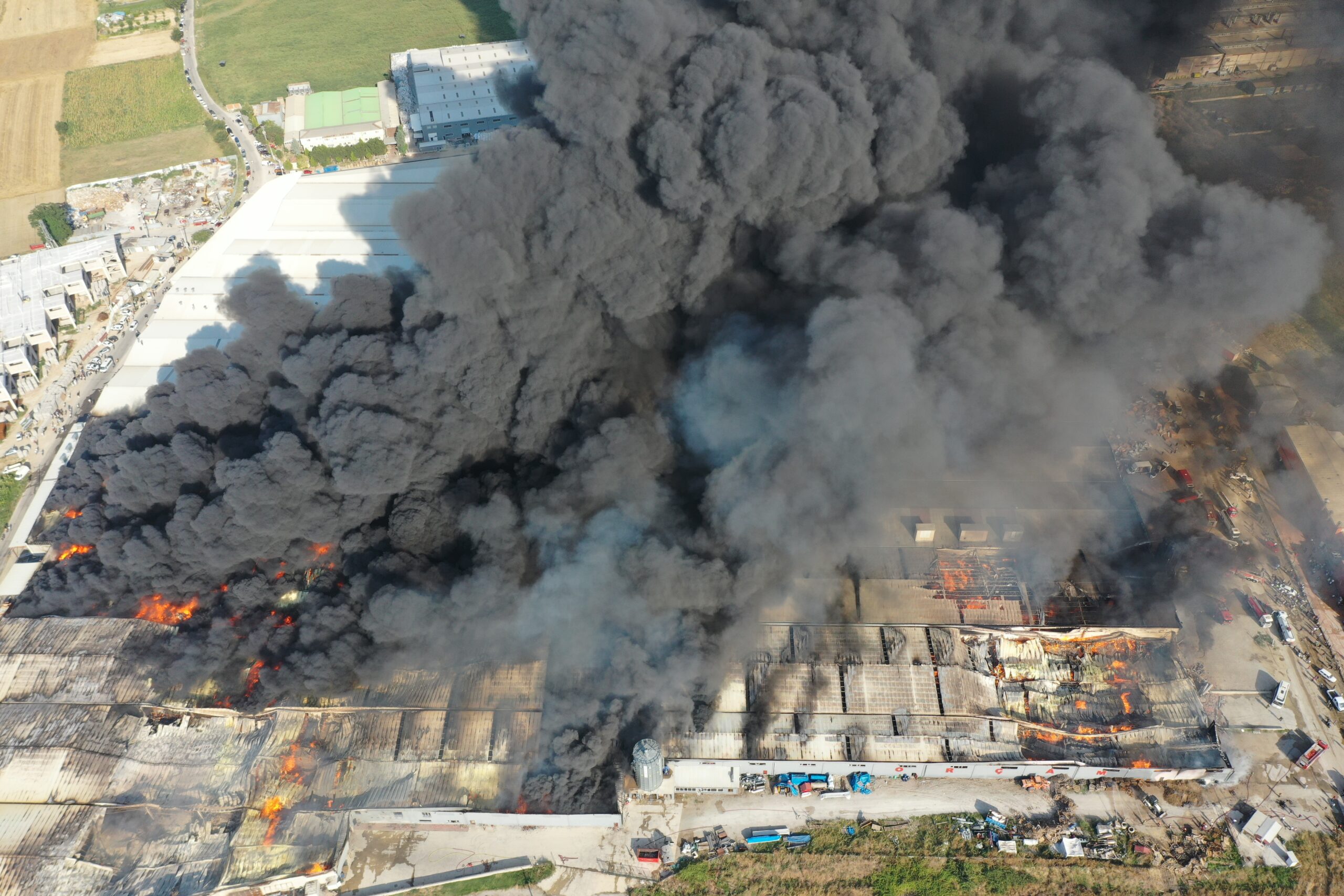 İnegöl’de can yakan yangın