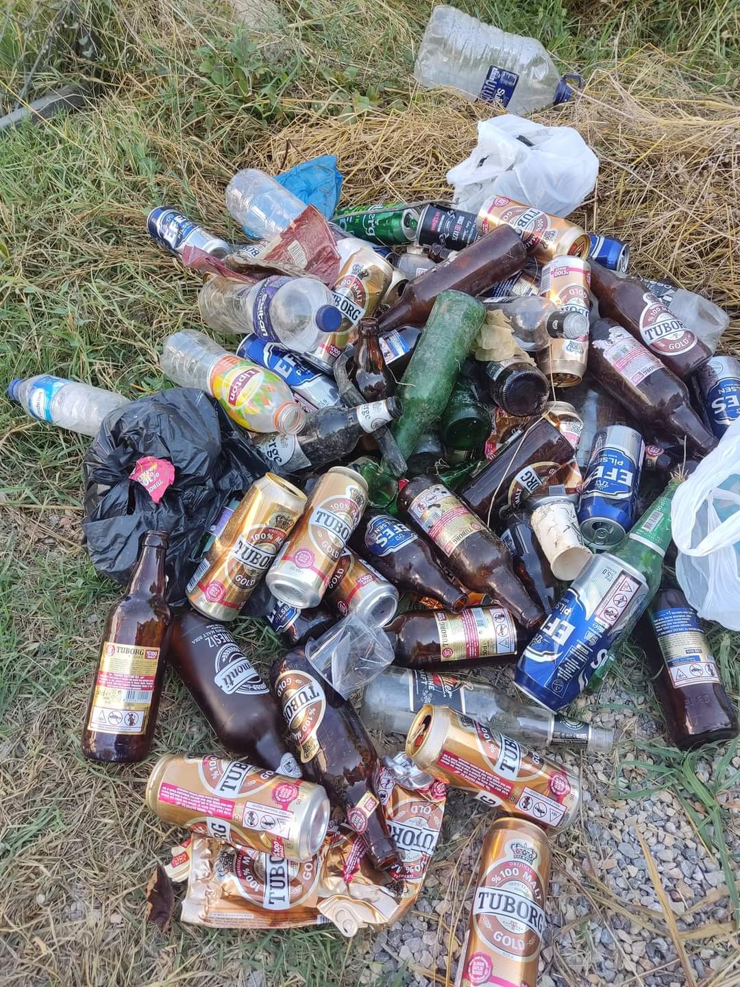 İnegöl doğası alkolikler tarafından yok ediliyor O köyün muhtarı adeta isyan etti