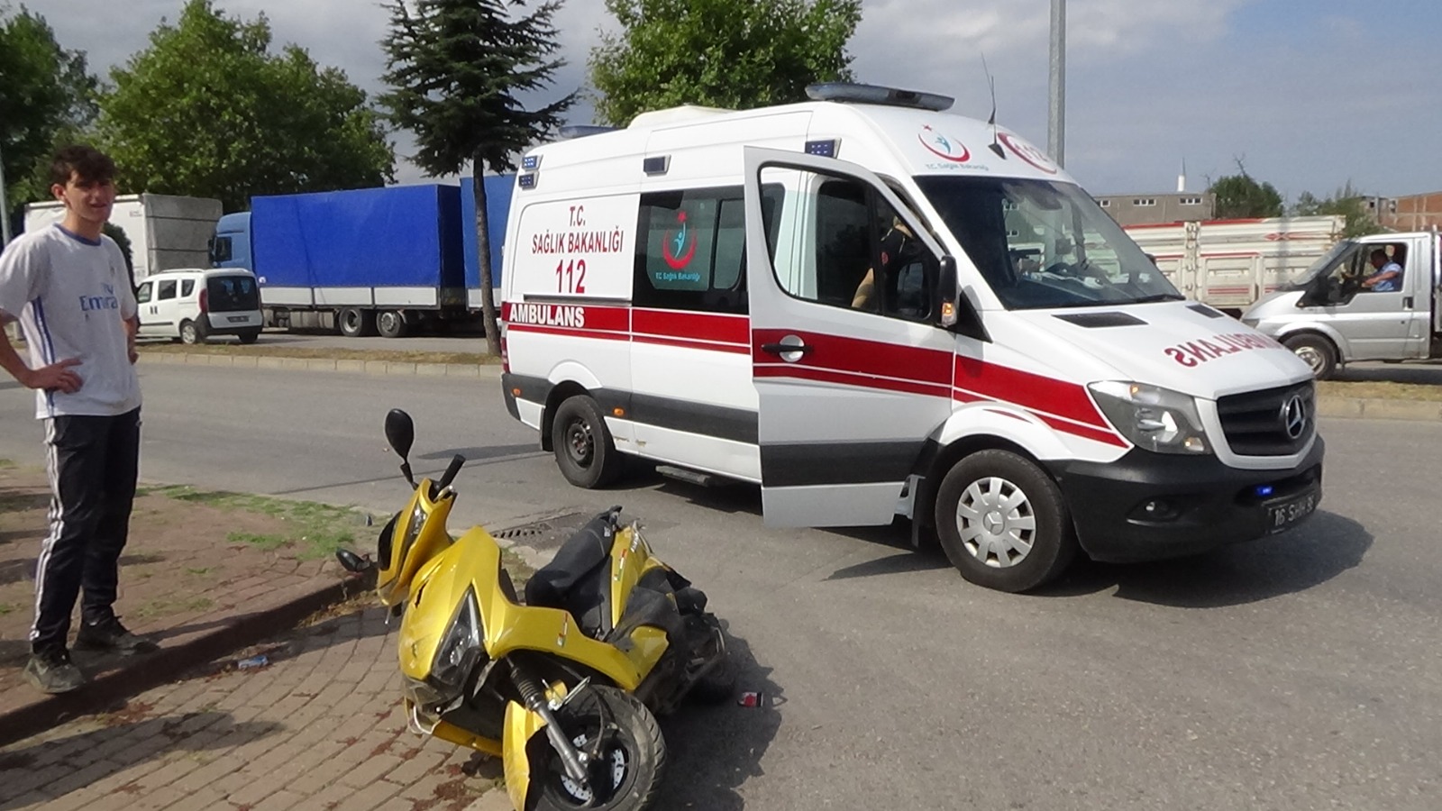 İnegöl’de can yakan kaza