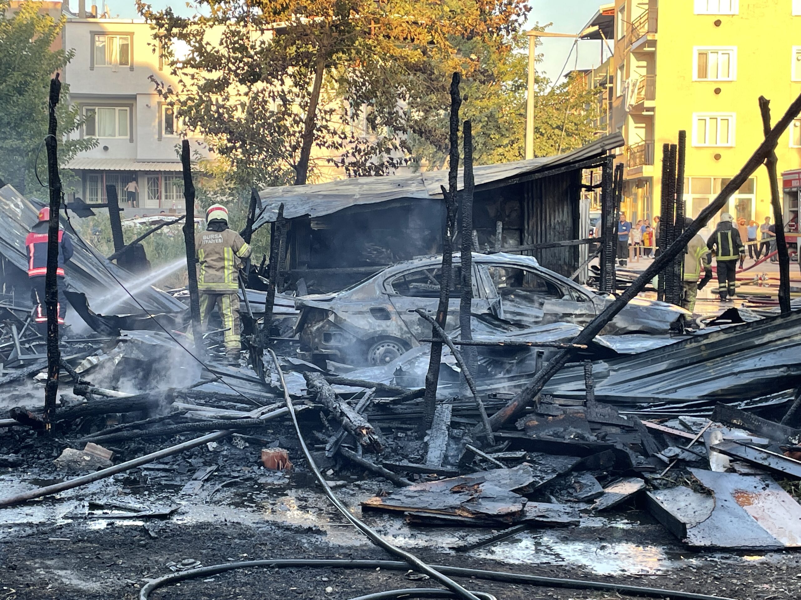 Araç kullanılmaz hale geldi