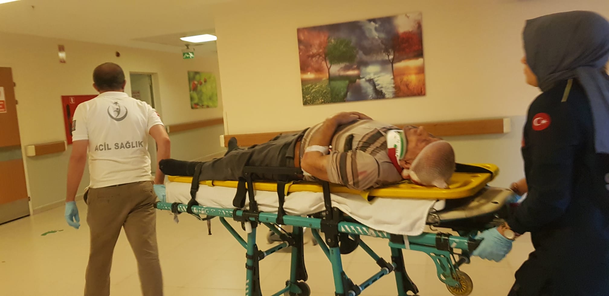 Kanlar içinde kaldı