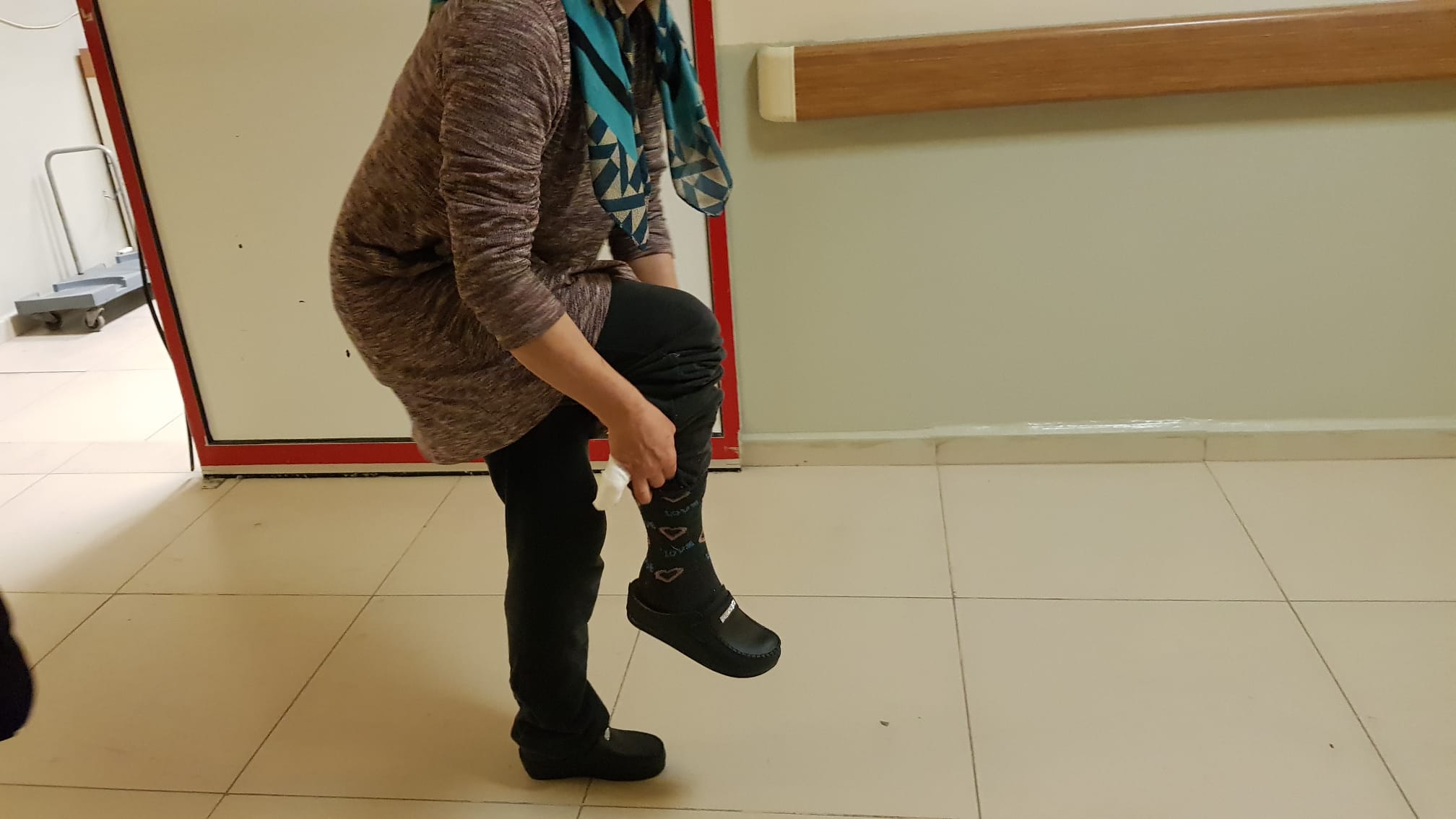 Kopan parmağı ile tedavi altına alındı