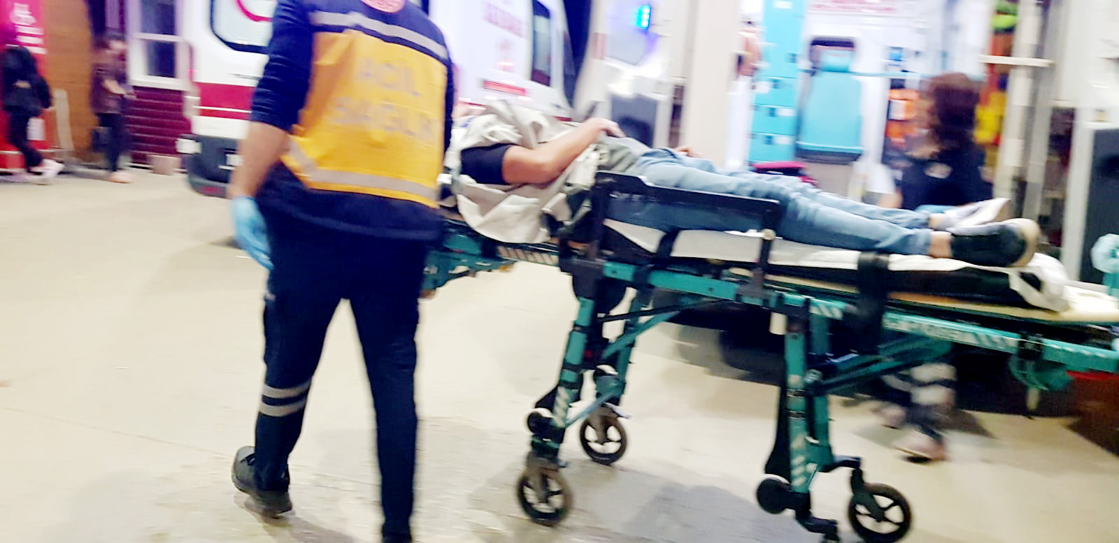 Sokak köpeğinin saldırısına uğrayan sürücüsü kazada yaralandı