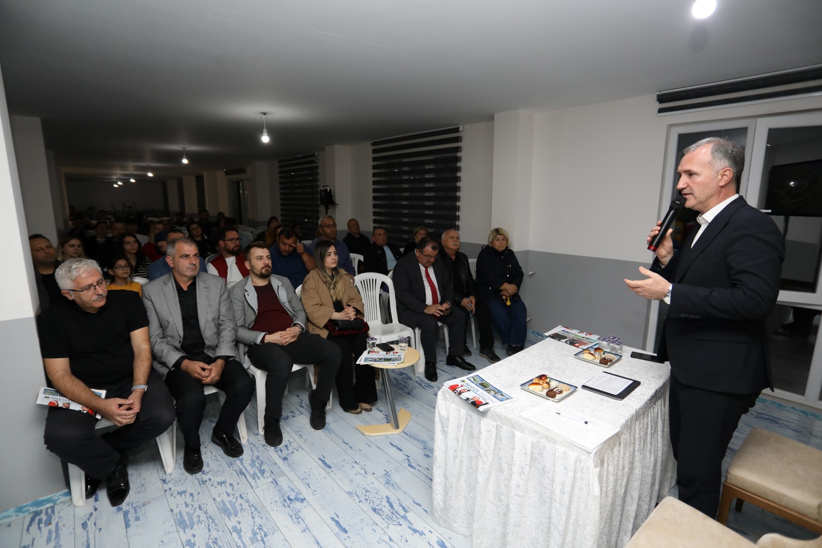 BAŞKAN TABAN İNPARK TİLİA EVLERİNE KONUK OLDU