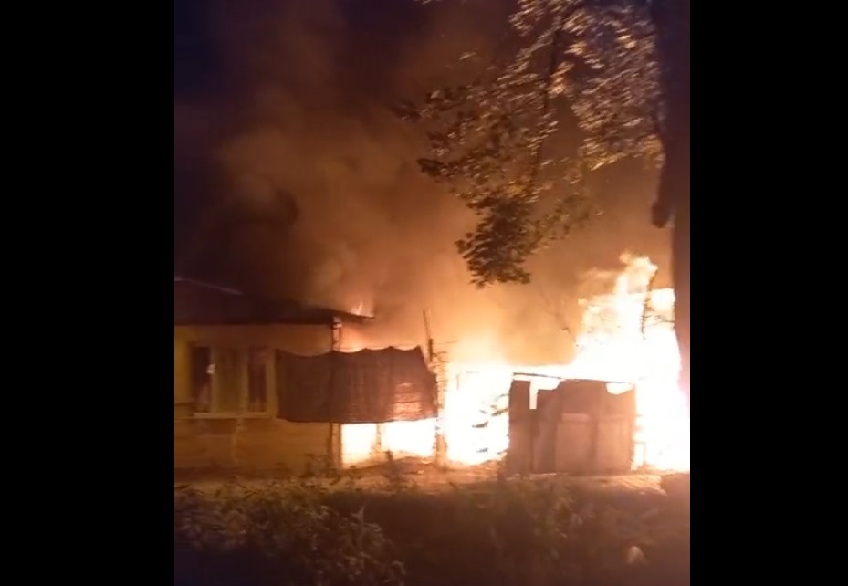 Kurşunlu’da yangın