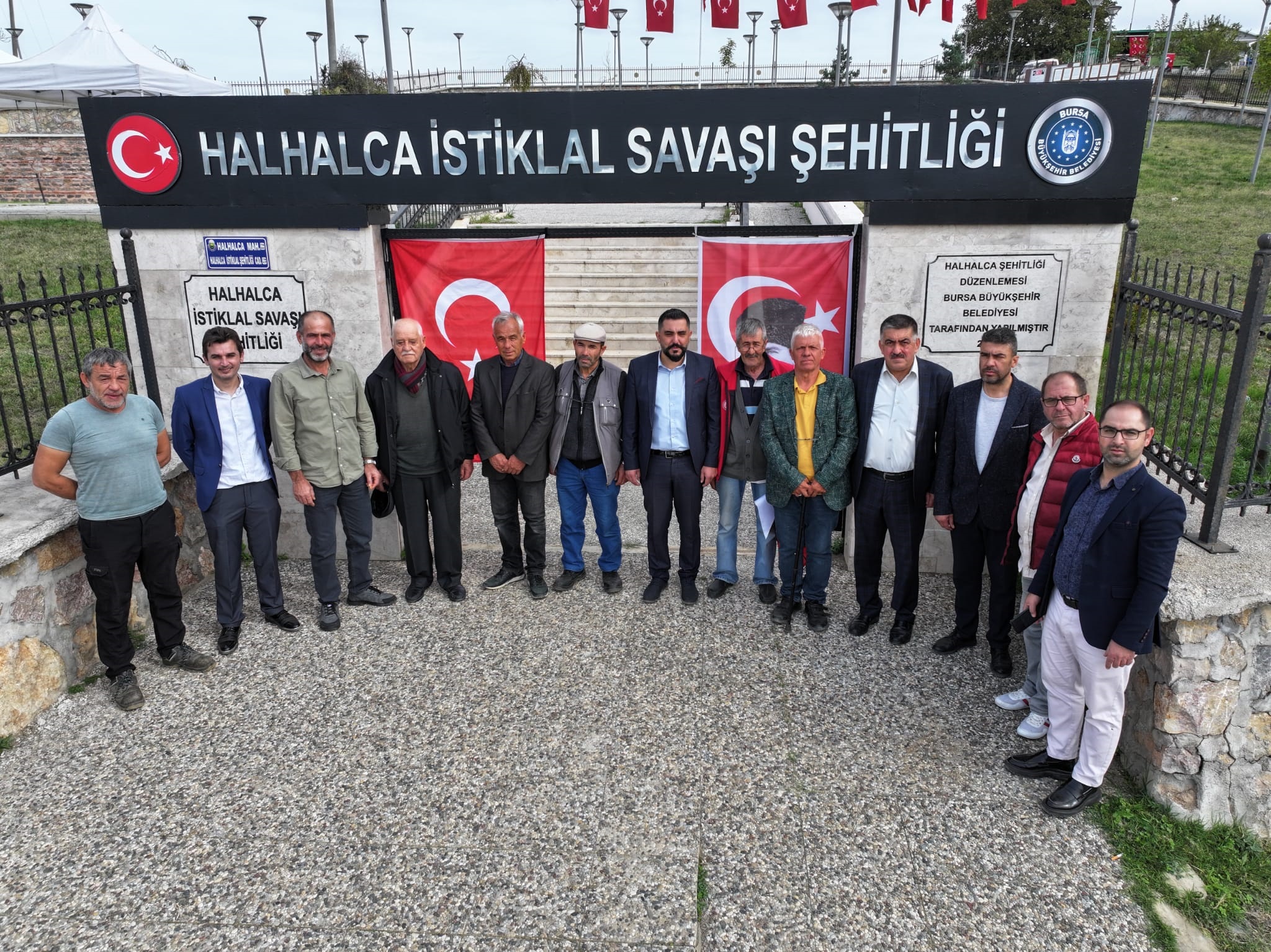 İNEGÖL’ÜN DUMLUPINARI’NDA ŞEHİTLERİMİZ TÖRENLE ANILDI