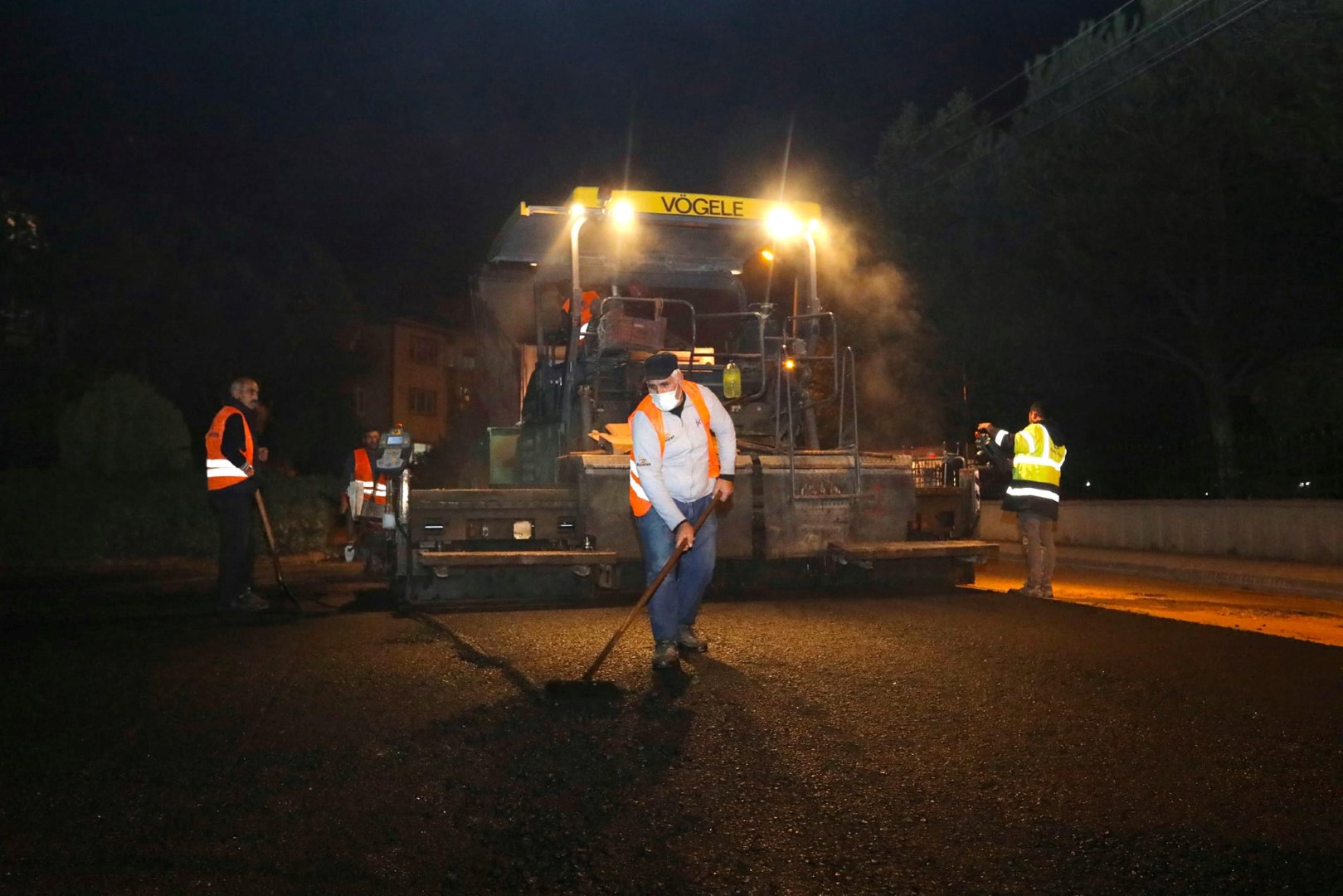 ALANYURT BÖLGESİNDE ASFALT UYGULAMALARI DEVAM EDİYOR