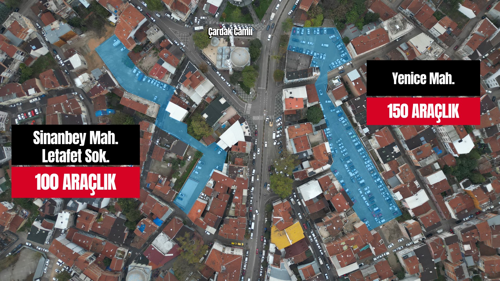 Merkezde 100 Araçlık Otopark Hizmete Girdi