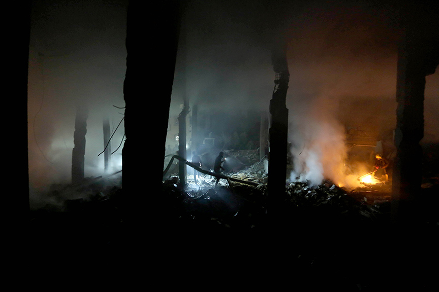 İsrail’in Gazze’de gece boyu süren saldırılarında çok sayıda kişi öldü