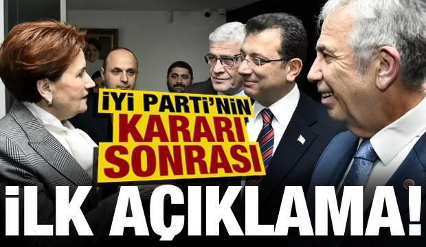 İYİ Parti’nin kararına Mansur Yavaş’tan ilk yorum!