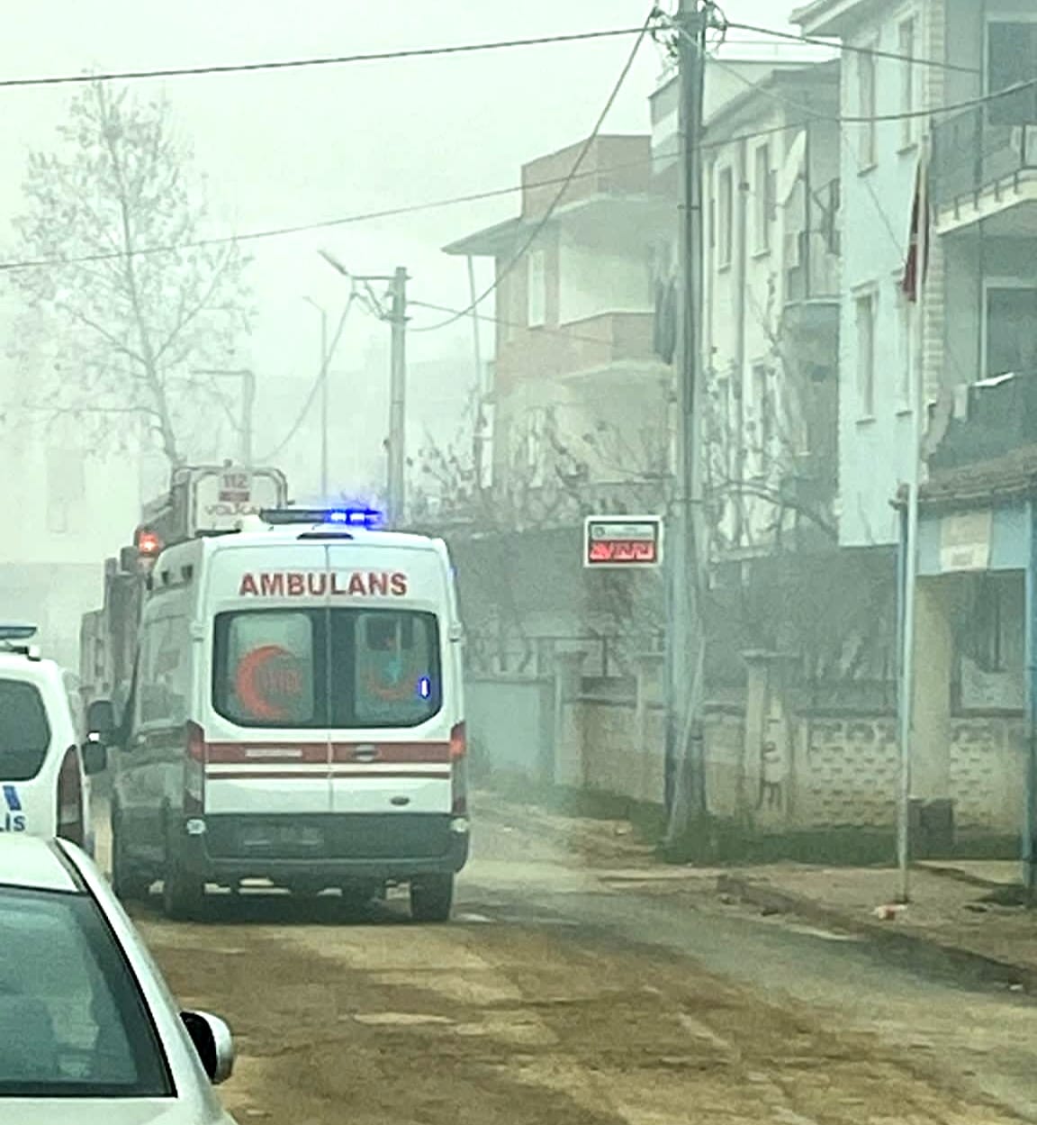 İnegöl’de çatı katı alev aldı