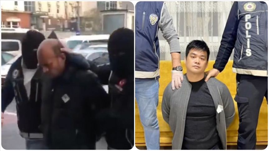 Kırmızı bültenle aranan 2 yabancı uyruklu gözaltına alındı