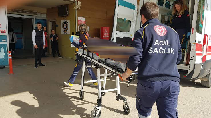 İnegöl’de feci iş kazası