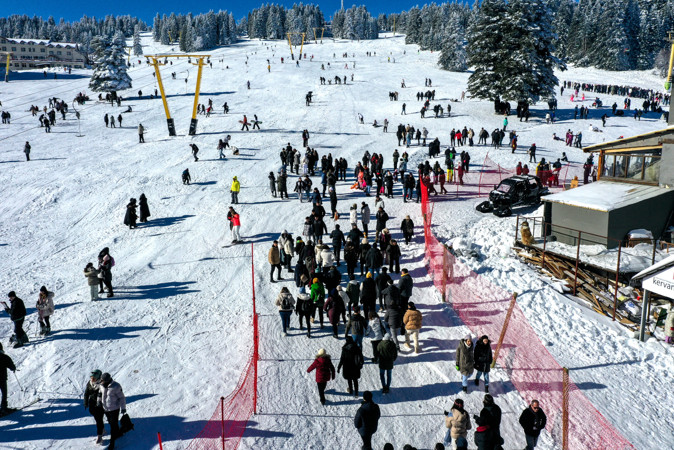 Uludağ’da pistler doldu