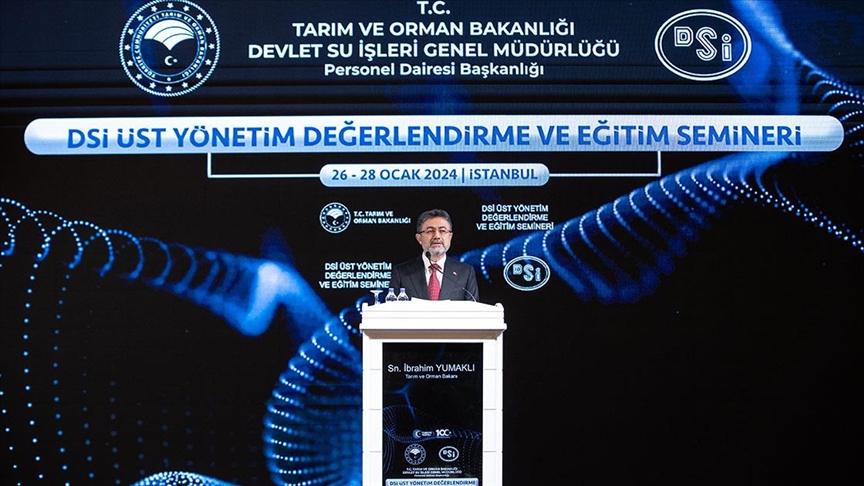 Tarım ve Orman Bakanı Yumaklı: 2024’te 527 su ve sulama tesisini hizmete sunmayı hedefliyoruz