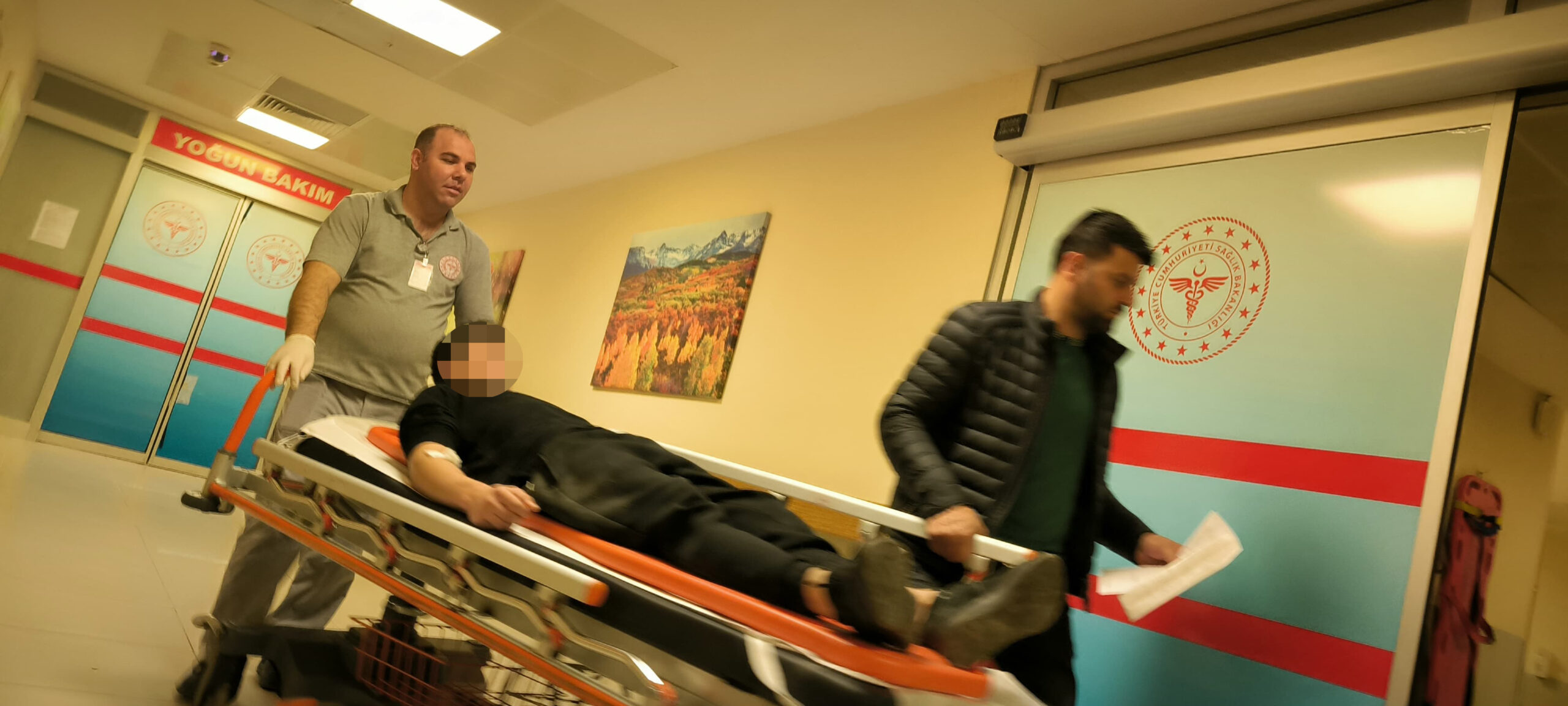 Elektrikli motosiklet sürücüsü kazada yaralandı