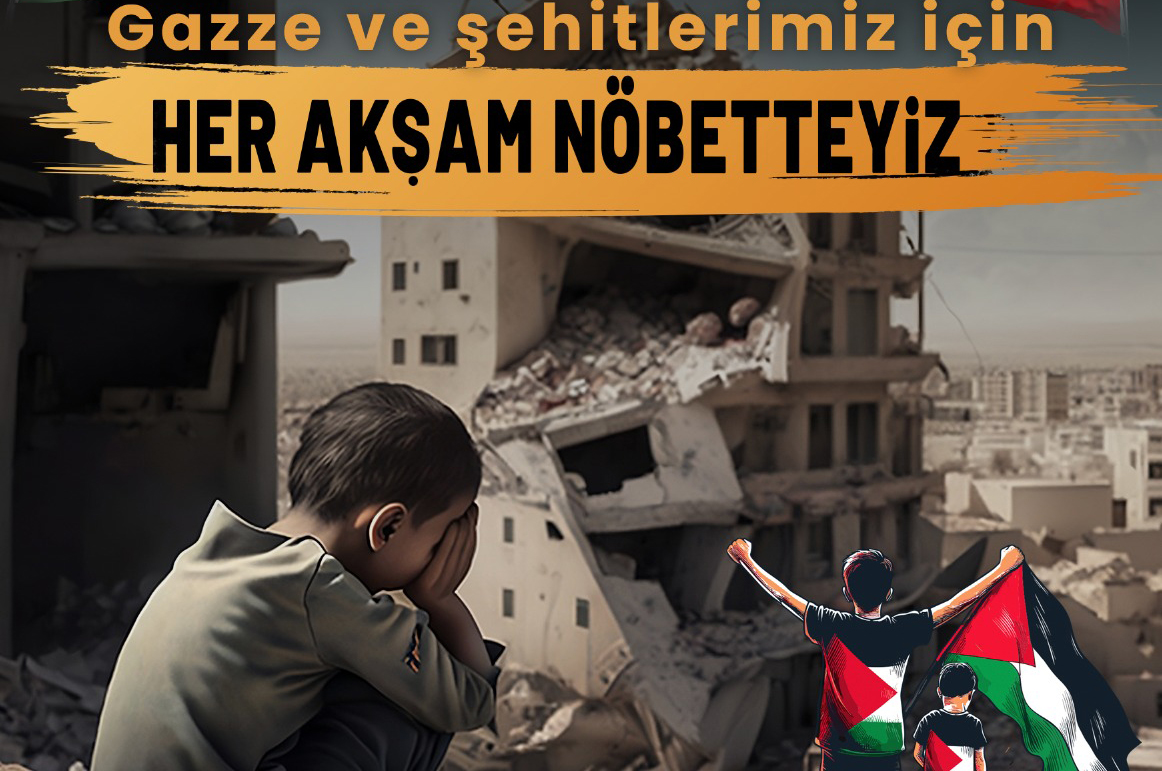 İnegöl Sivil Toplum Platformu, Gazze İçin Sessiz Direniş ve Nöbet Çağrısı Yaptı