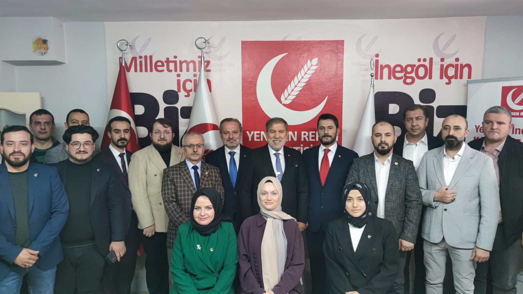 Yeniden Refah ile Gelecek partileri, İnegöl’de ittifakını açıkladı