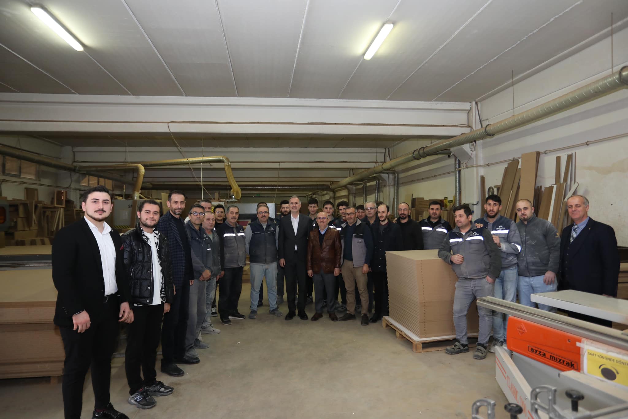 BAŞKAN TABAN İNEGÖL’ÜN ÜRETİM GÜCÜNÜN YANINDA