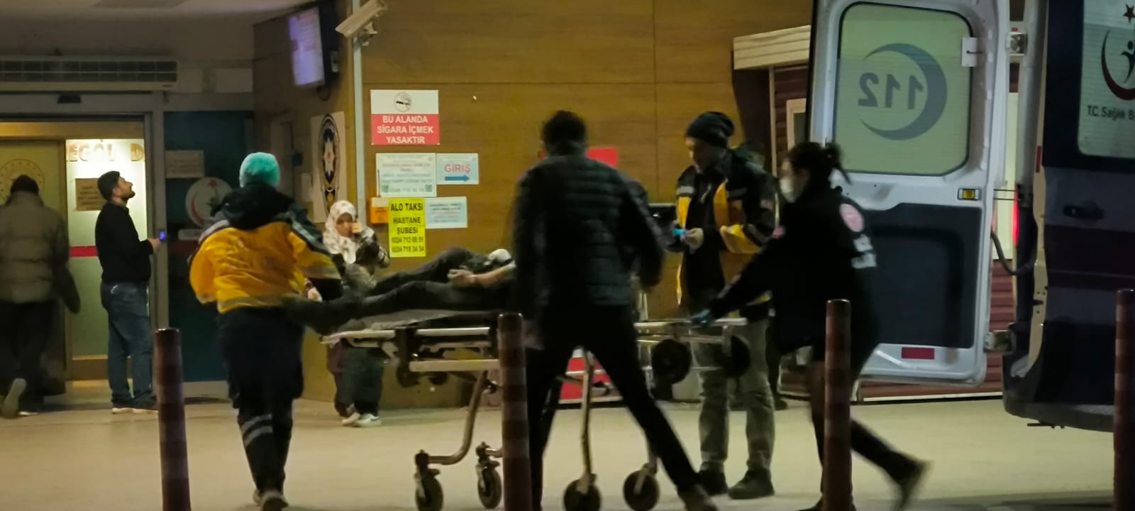 Elini kesim motoruna kaptıran işçinin parmakları koptu