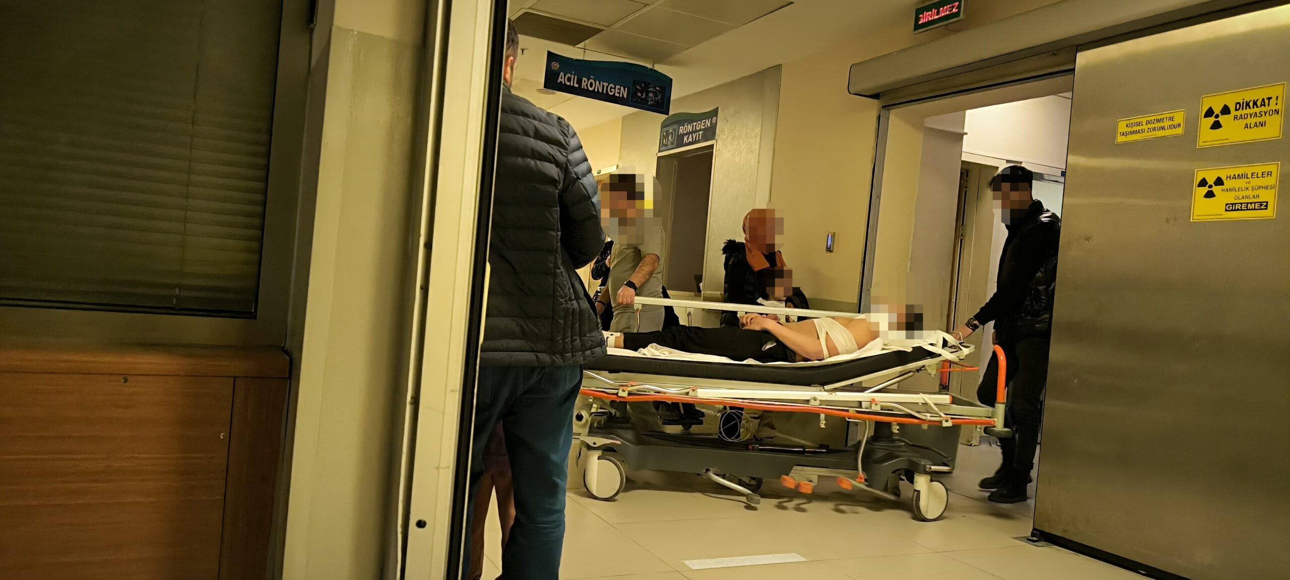 Ters takla atmak isterken yaralandı