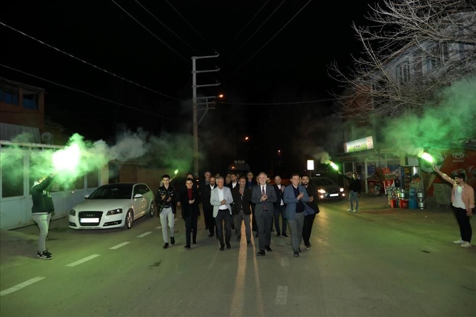 Başkan Taban, seçim çalışmalarını aralıksız sürdürüyor