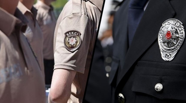 Polis ve bekçilerin kıyafetlerinde değişiklik..