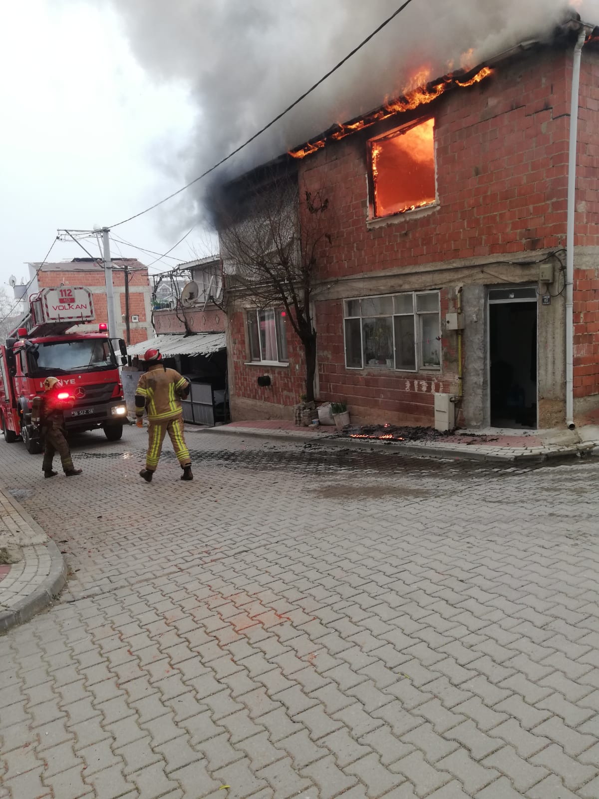 İnegöl’de bir aile ölümden döndü