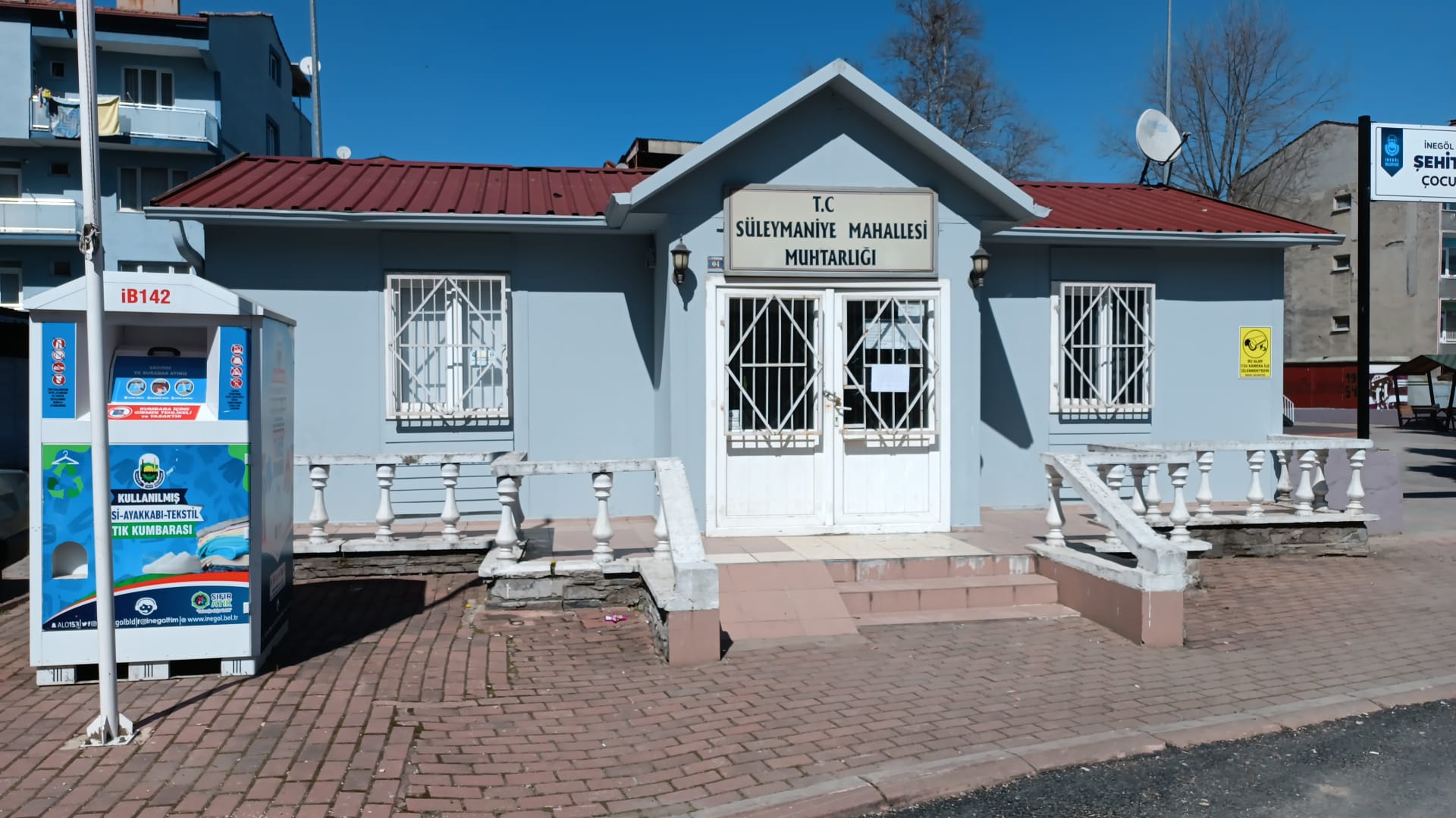 Süleymaniye muhtarlığına saldırı