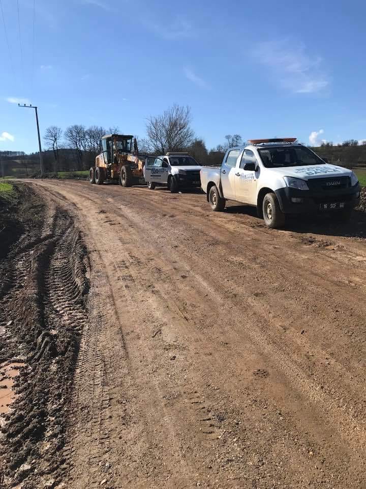 Tekke ile Sülüklügöl yolu yenileniyor