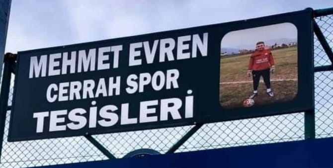 Cerrah Spor tesislerinin ismi değişti ‘Mehmet Evren’ unutulmadı