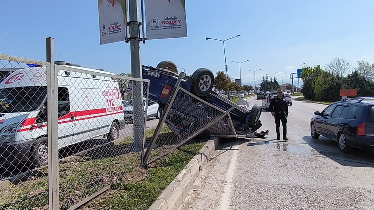 İnegöl’de feci kaza