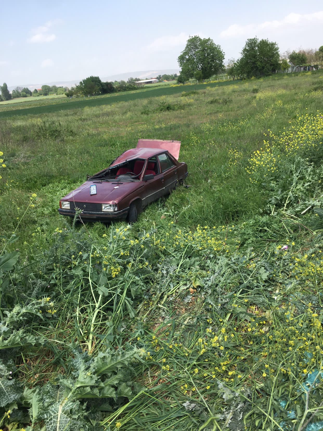 İnegöl’de feci kaza: 2 yaralı