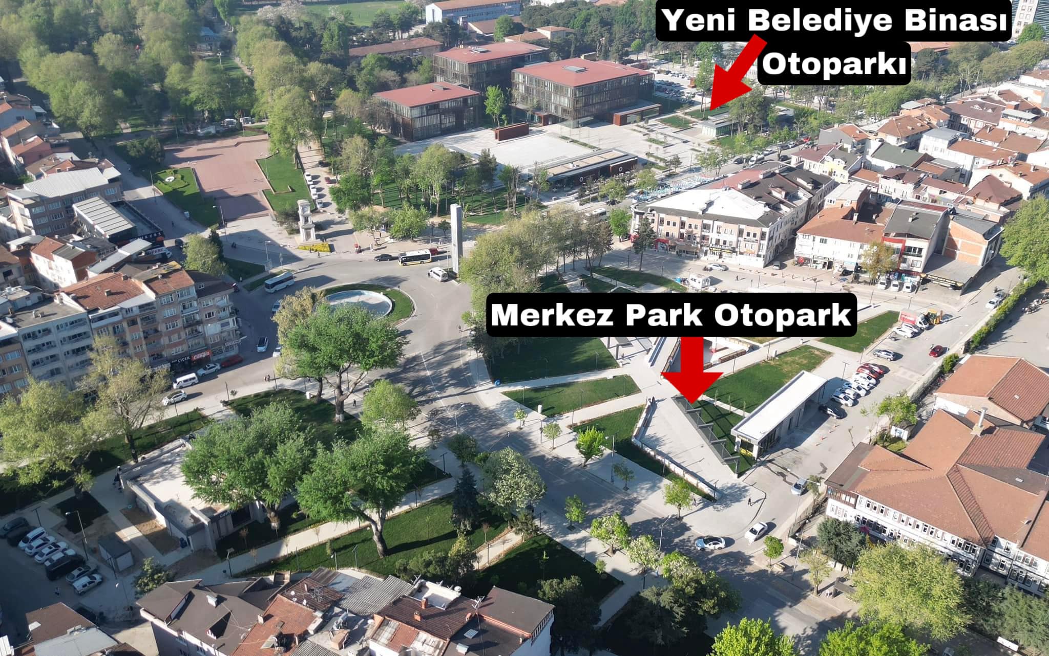 İNEGÖL’DE DEV OTOPARK HAMLESİ