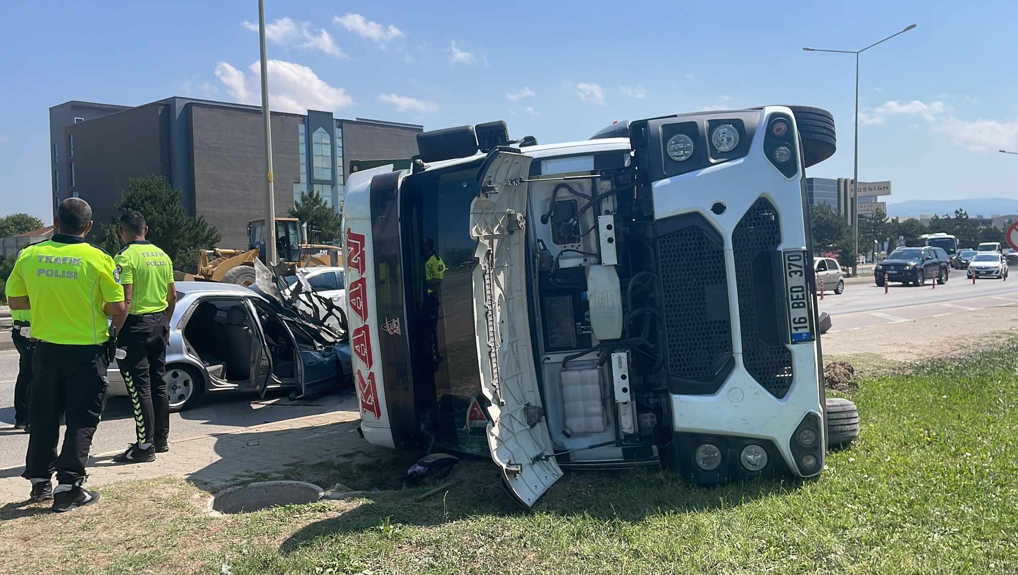 İnegöl’de feci kaza