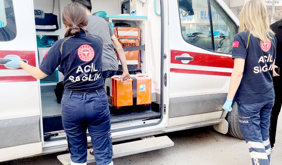 Çocuğa çarpıp kaçtı