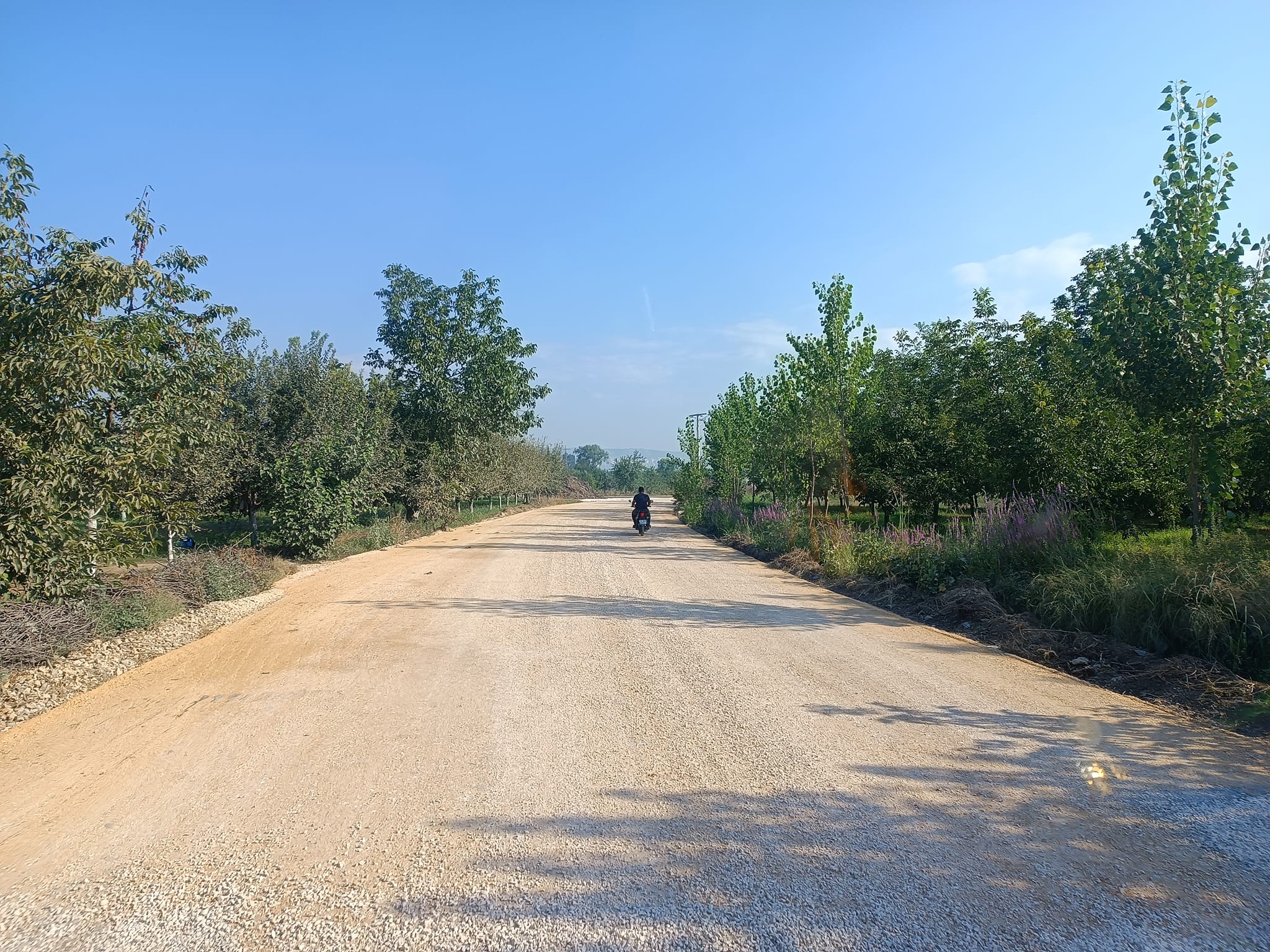 Cerrah ve Kalburt arasındaki yol çalışmalarında sona gelindi
