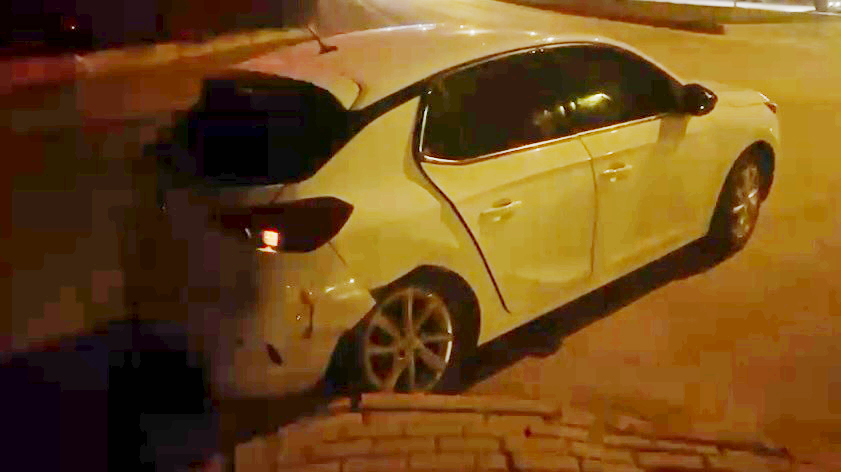 Korkutan kaza; 1 yaralı