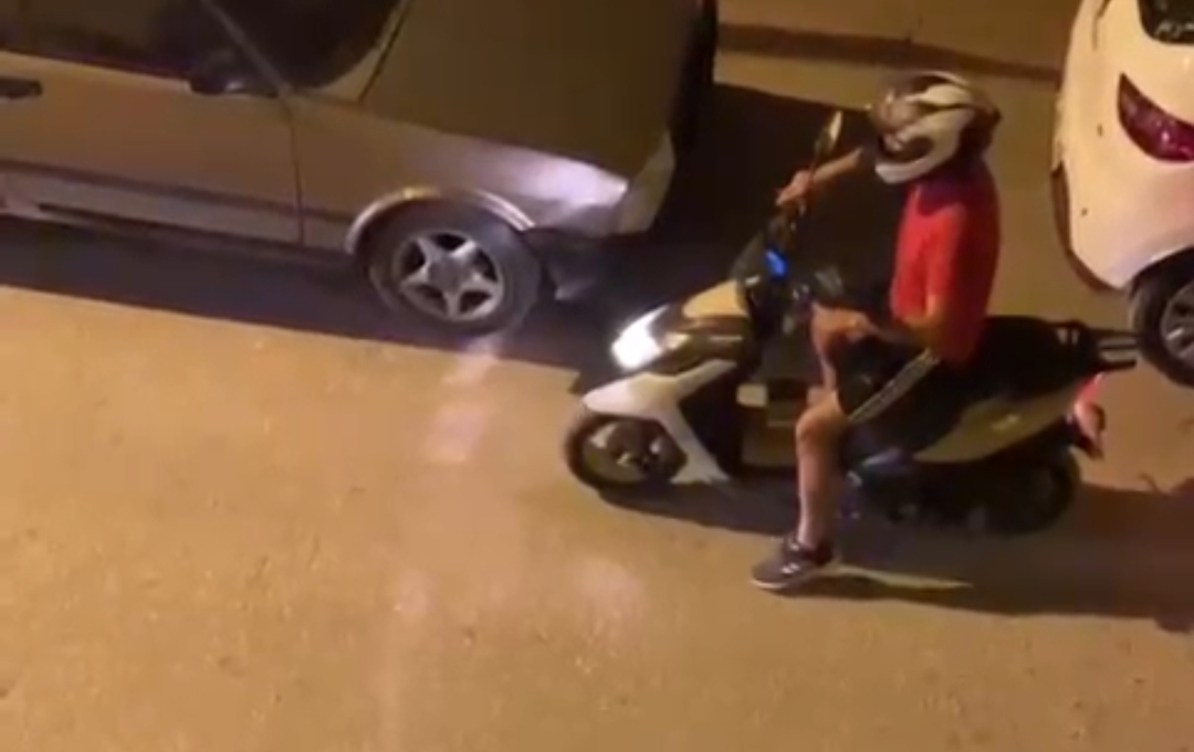 Havai fişek patlattı tüm mahalleyi ayağa kaldırdı