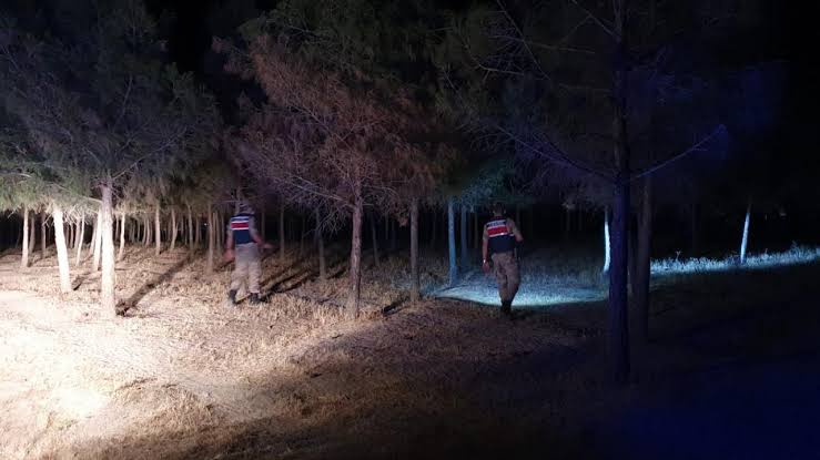 Ormanlık alanda gömülü ceset bulundu