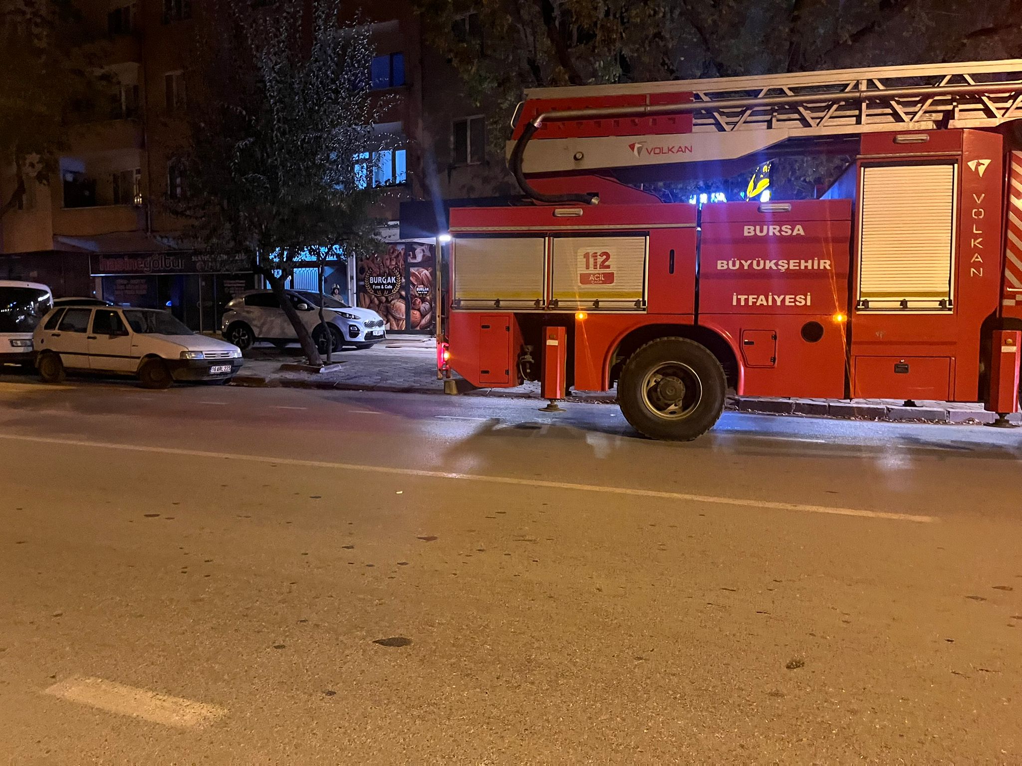 Baca yangını korkuttu