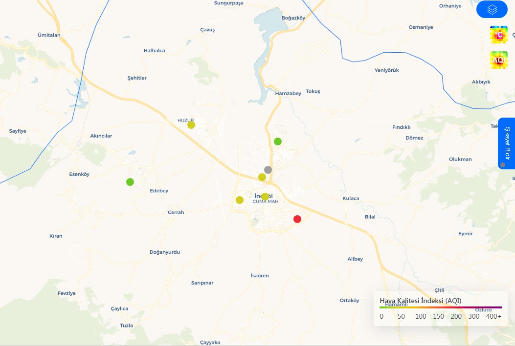 İnegöl hava kalitesi korkutuyor