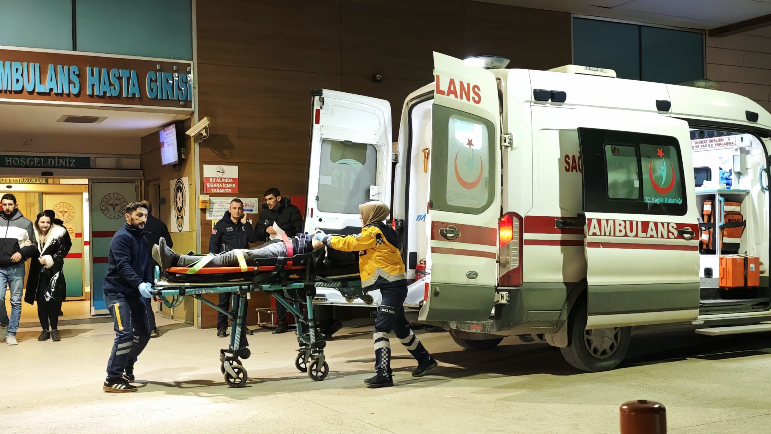 Motosiklet sürücüsü ağır yaralandı