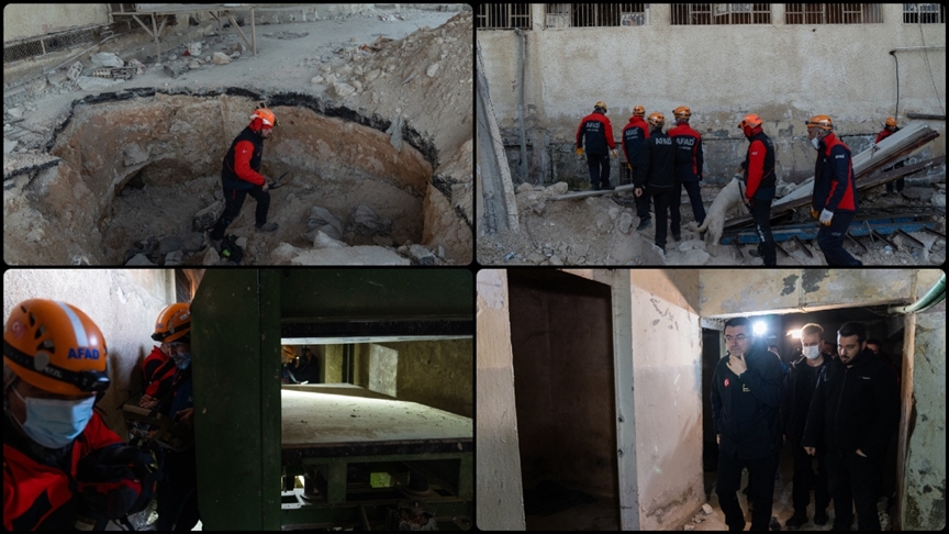 Türk ekipleri ölüm çukurunda…